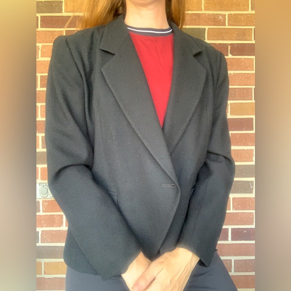 Vintage Rena Rowan Wool Blazer - Picture 1 of 8